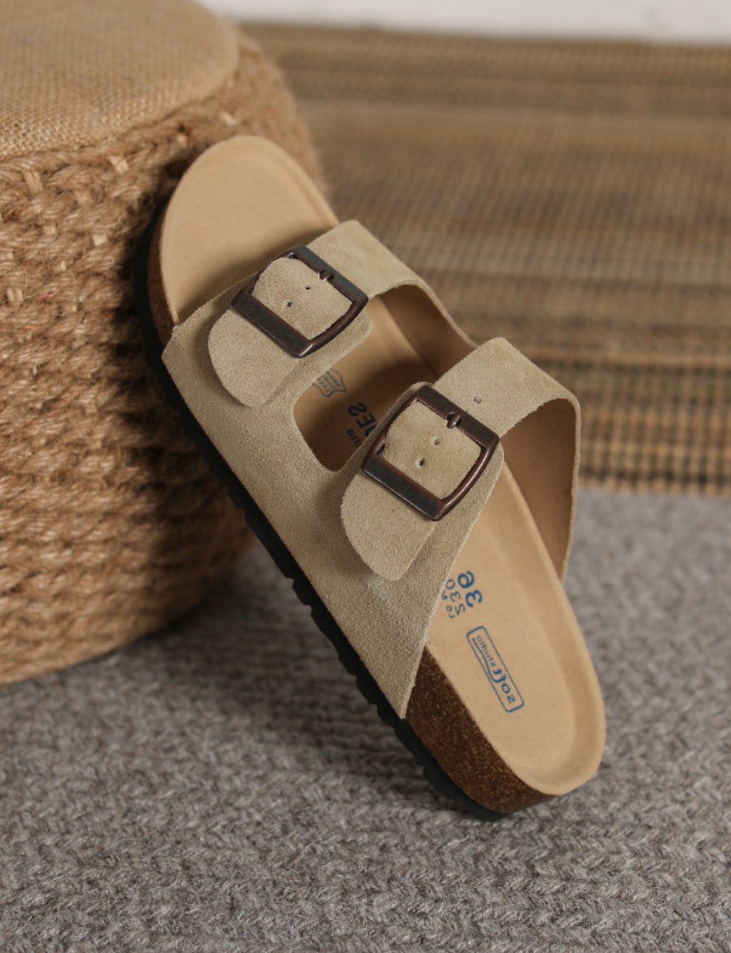 Sandales Monaco en daim