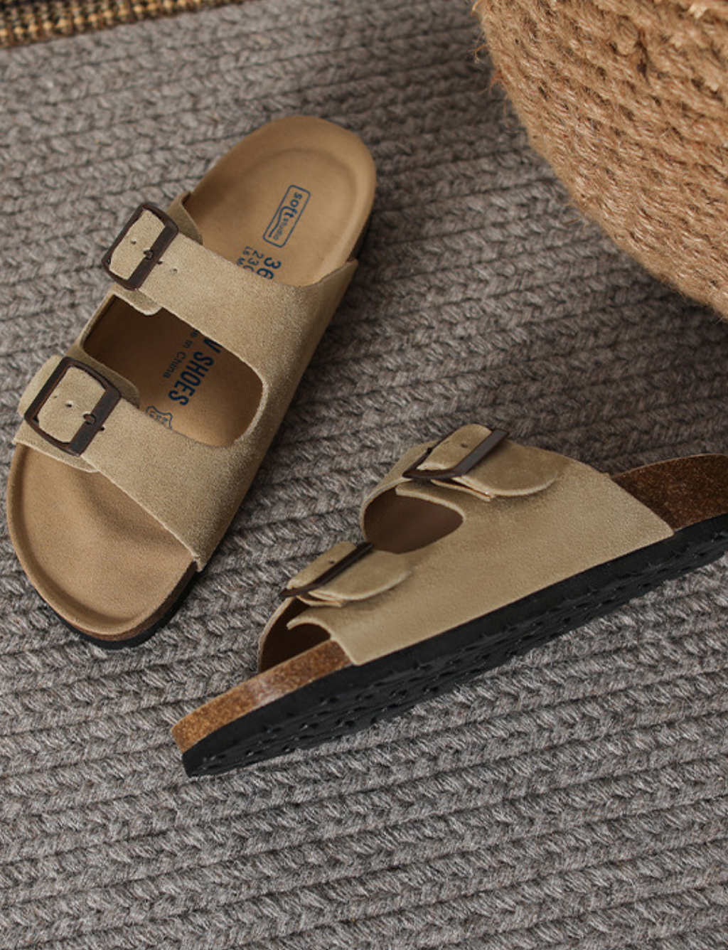 Sandales Monaco en daim