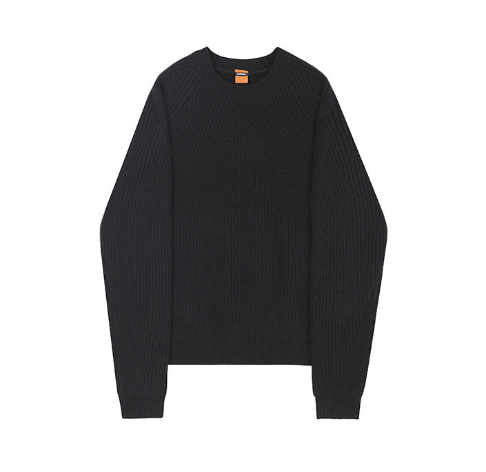Pull en maille col rond