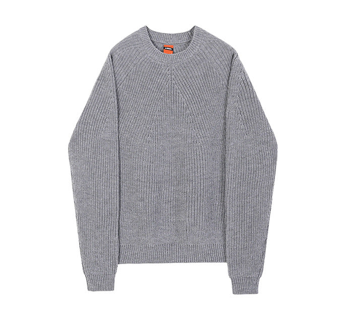 Pull en maille col rond