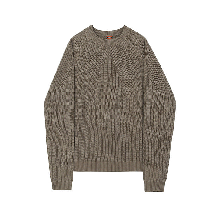 Pull en maille col rond