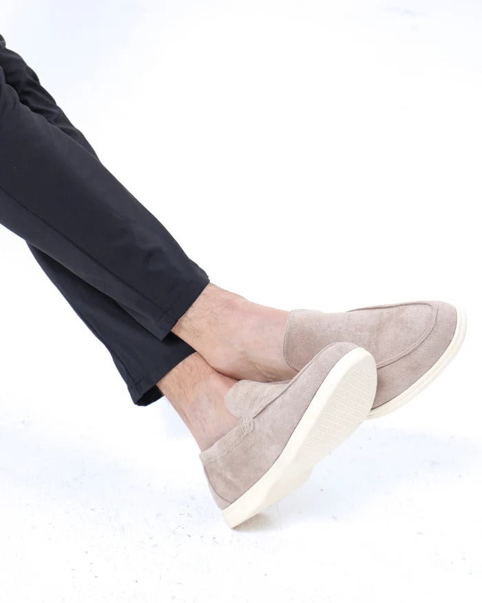 Mocassins en daim