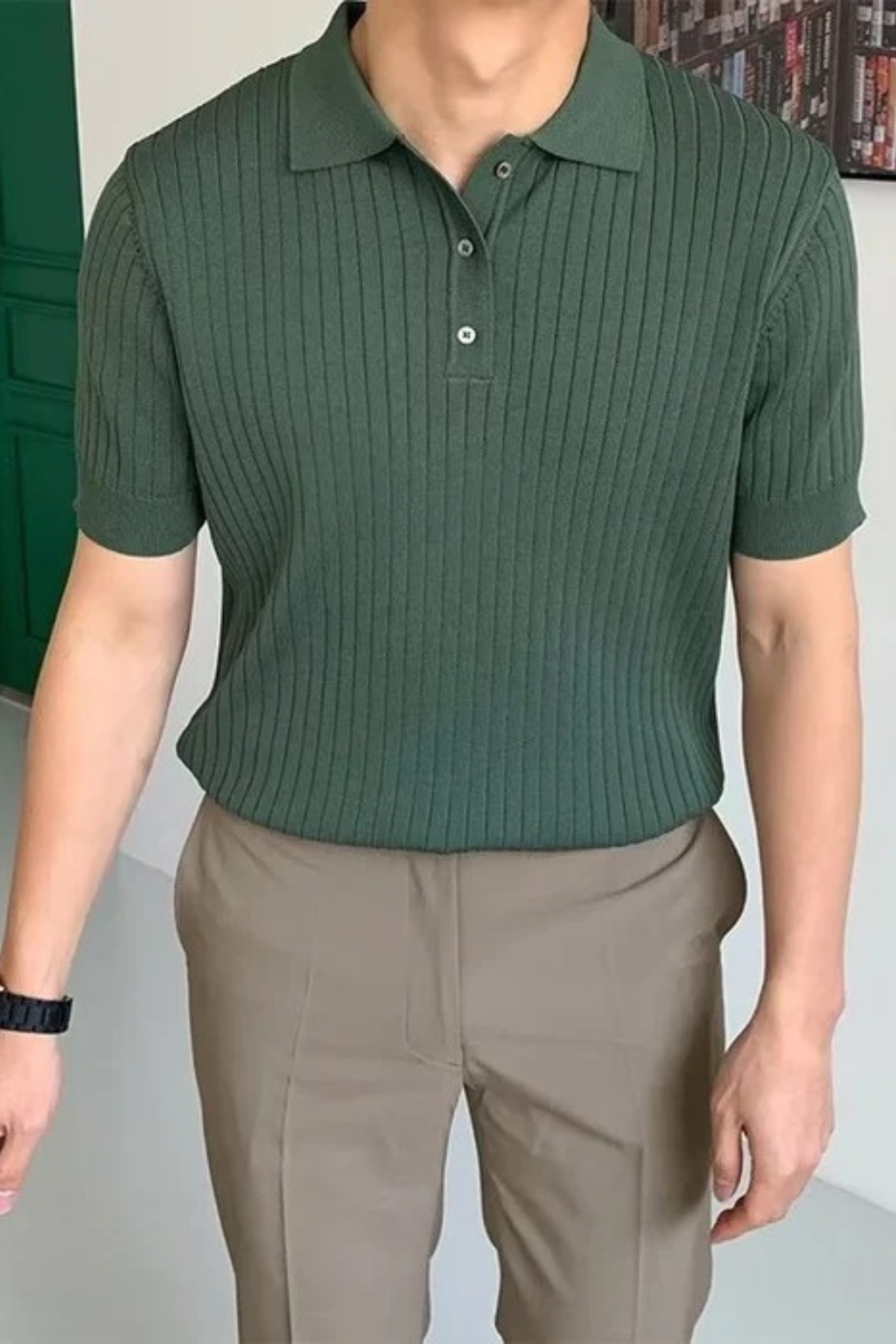 TURIN - POLO EN COTON COTELLÉ