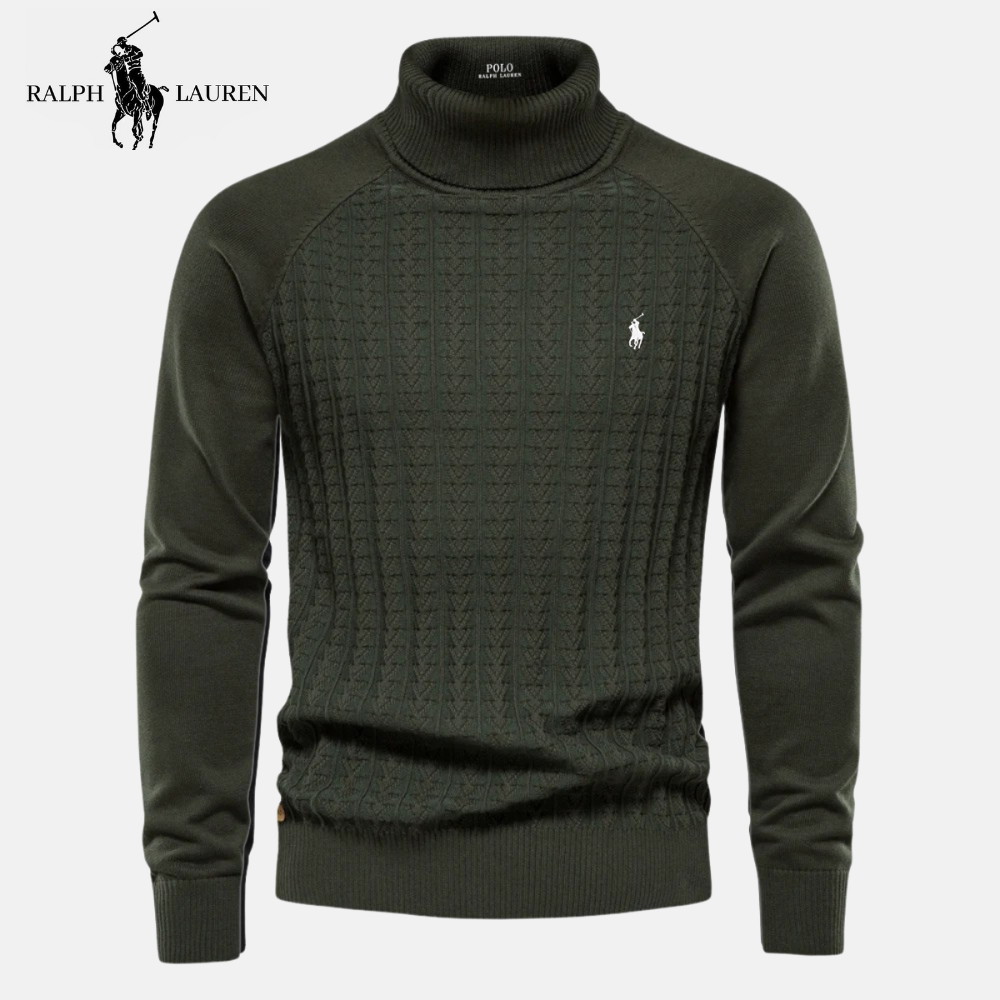 R&L Pull Col Roulé Héritage en Laine Mérinos – Stock Limité