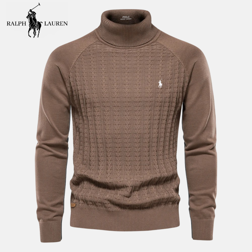 R&L Pull Col Roulé Héritage en Laine Mérinos – Stock Limité