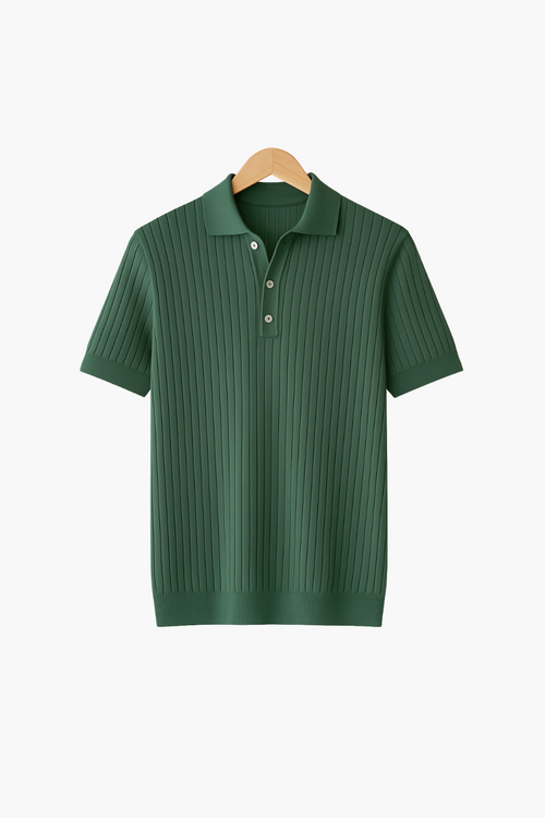 TURIN - POLO EN COTON COTELLÉ