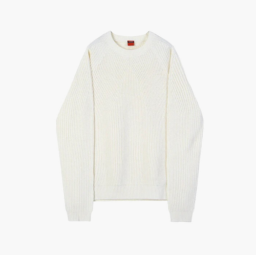 Pull en maille col rond