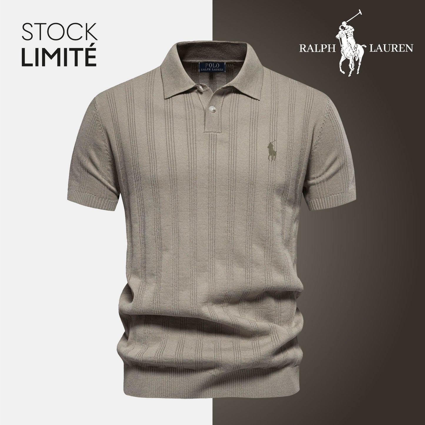Polo Homme Maille Texturée R&L®