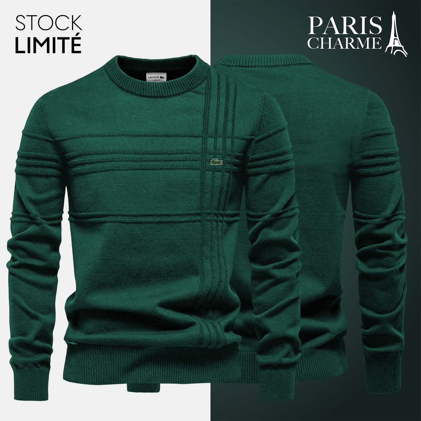 Pull Homme Texturé LC® (DÉSTOCKAGE)