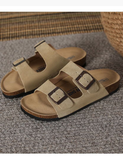 Sandales Monaco en daim