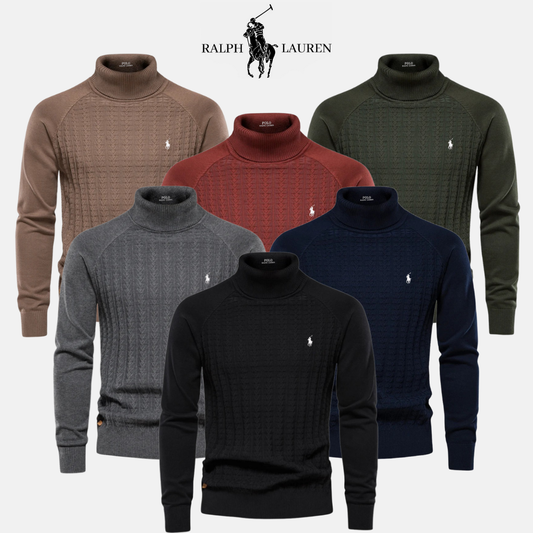R&L Pull Col Roulé Héritage en Laine Mérinos – Stock Limité