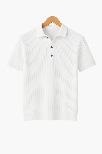 TURIN - POLO EN COTON COTELLÉ