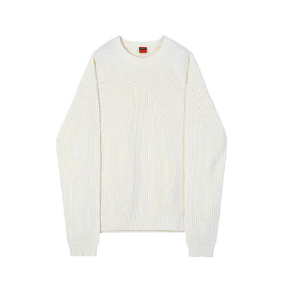 Pull en maille col rond