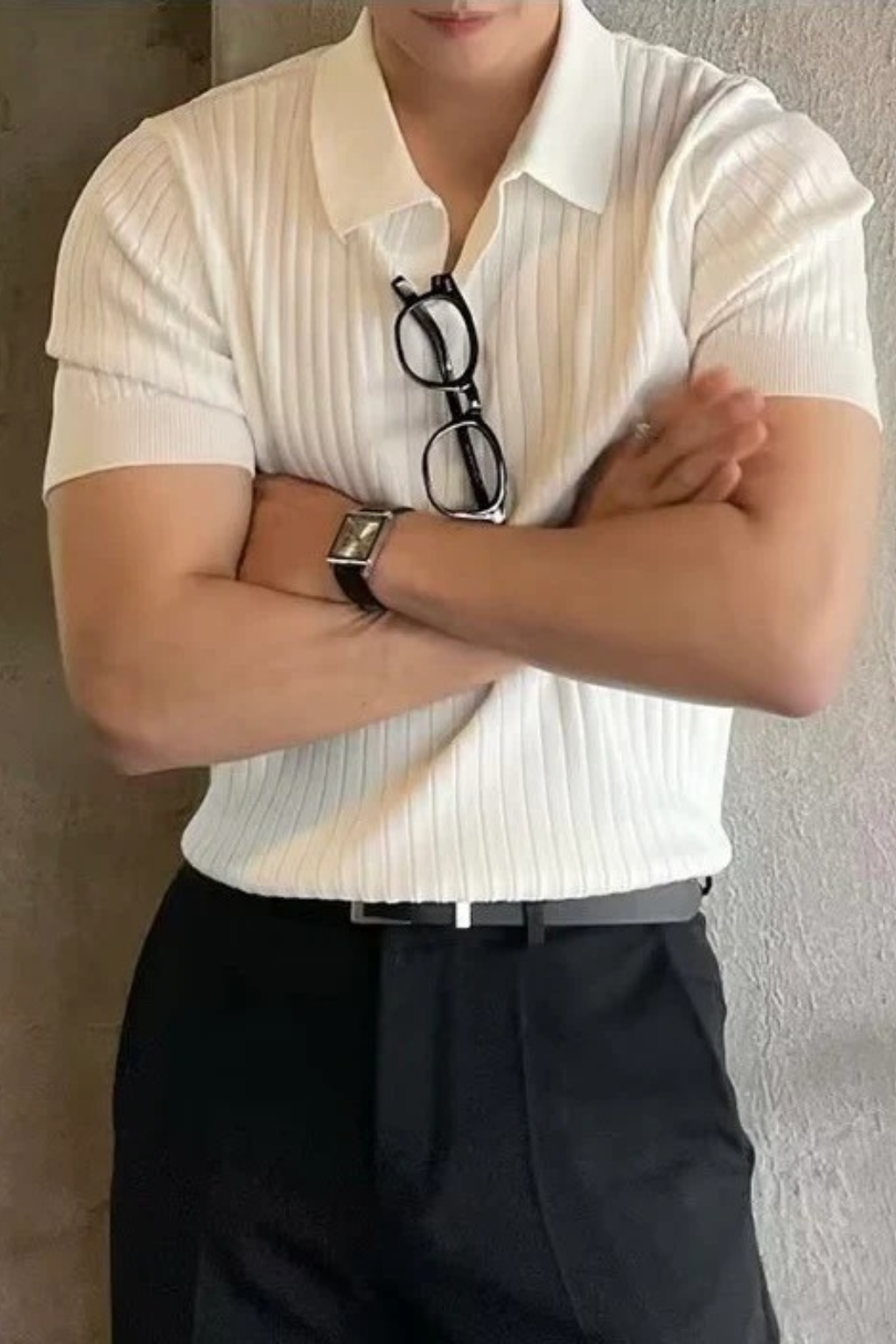 ROMA - POLO EN COTON COTELLÉ