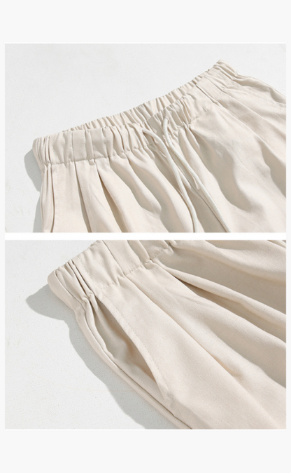 PANTALON EN LIN DÉCONTRACTÉ