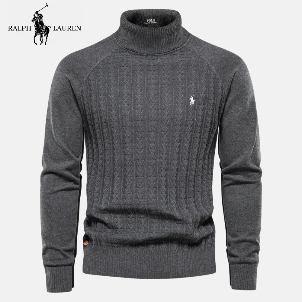 R&L Pull Col Roulé Héritage en Laine Mérinos – Stock Limité