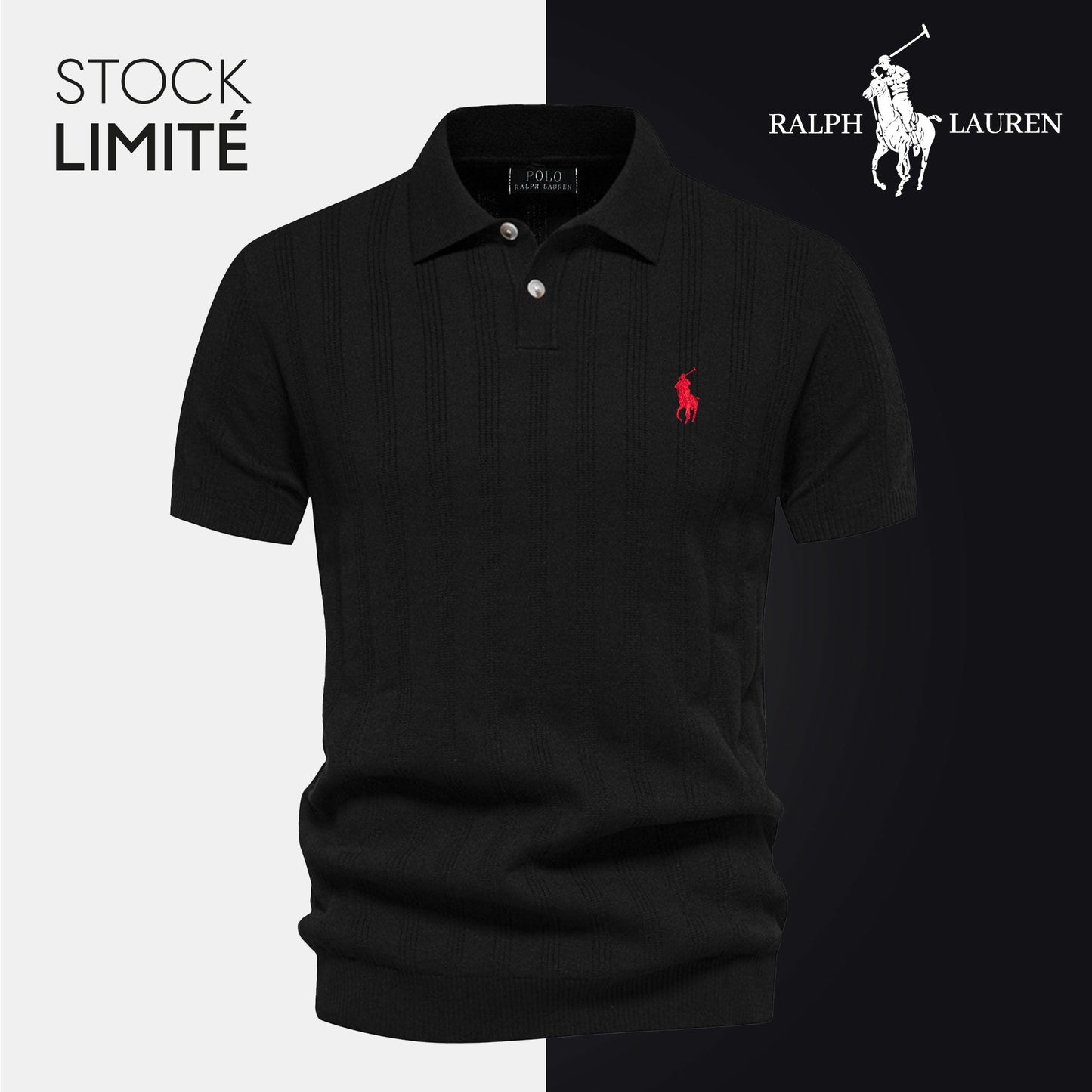 Polo Homme Maille Texturée R&L®